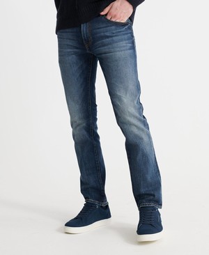 Superdry Daman Straight Férfi Farmer Kék | RLKMO8105